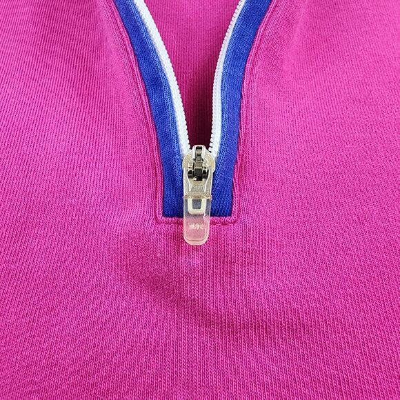 Orvis Sweater Women Small Pink Long Sleeve 1/4 Zip Passport Pima Casual Pullover - Picture 8 of 14